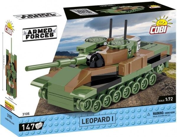 COBI Leopard I, Byggsats, 6 År, 147 styck