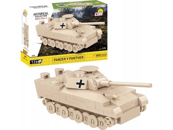 COBI Panzer V Panther, Byggsats, 6 År, 126 styck