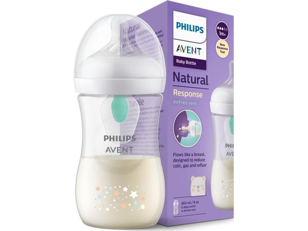 Avent AVENT SCY673/81-RESPONSIBLE NATURAL 260ML AIR FREE DUCT BABY