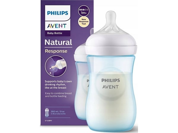 Avent SCY903/21-RESPONSYWNA tåteflaske 260 ml blå Avent SCY903/21-RESPONSYWNA tåteflaske 260 ml blå