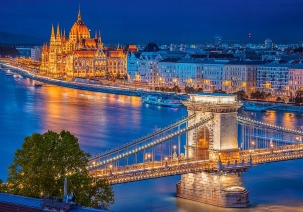 Castor Puzzle 500 palaa Budapest by Night