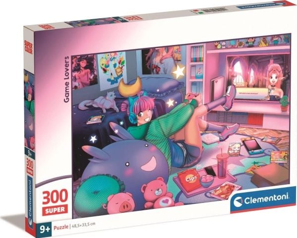 Clementoni pussel 300 bitar Super Game Lovers 21722