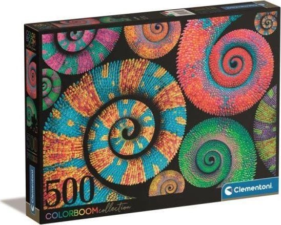 Clementoni Clementoni Puzzle 500el Colourboom Curly Tails Kręcone ogony 35519