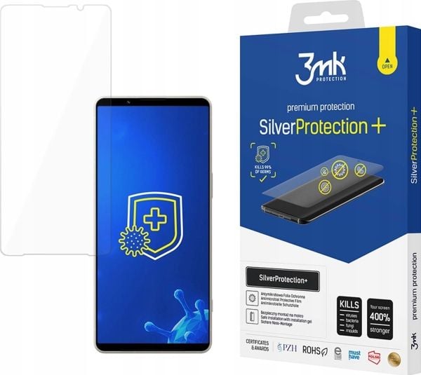 3MK 3MK SilverProtect+ Sony Xperia 1 VI Märkäasennettava antimikrobinen kalvo