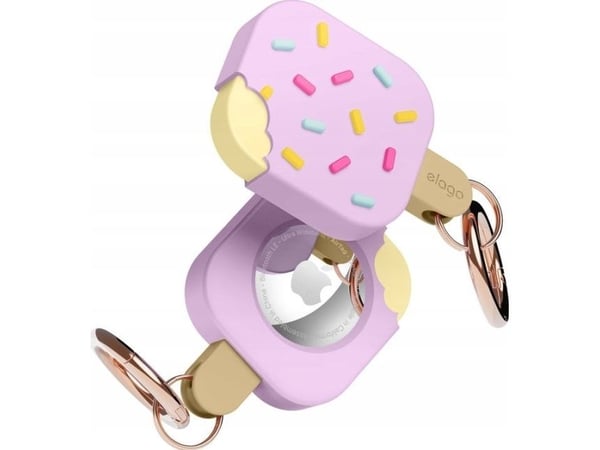 Elago AirTag Ice Cream Case - etui til AirTag lavendel