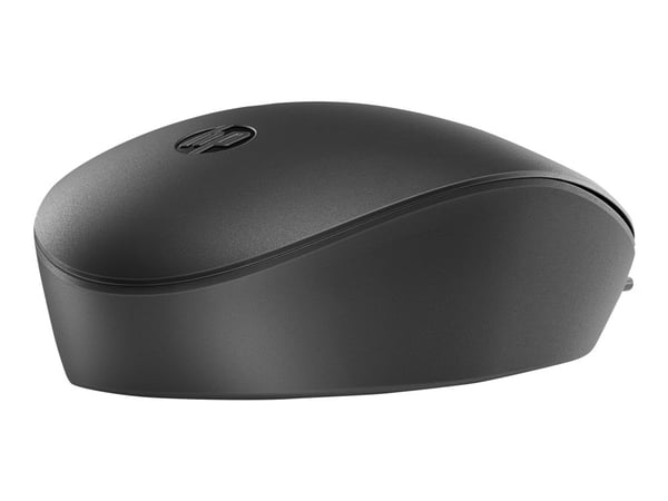 HP 125 - Mus - kablet - USB - svart - Smart Buy