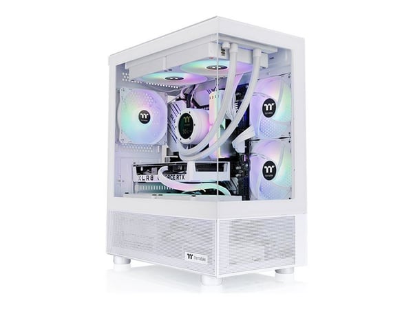 Thermaltake View 170 TG ARGB - Mid tower - micro ATX - sidepanel med vindu (herdet glass) - ingen strømforsyning (ATX) - snø - USB/lyd