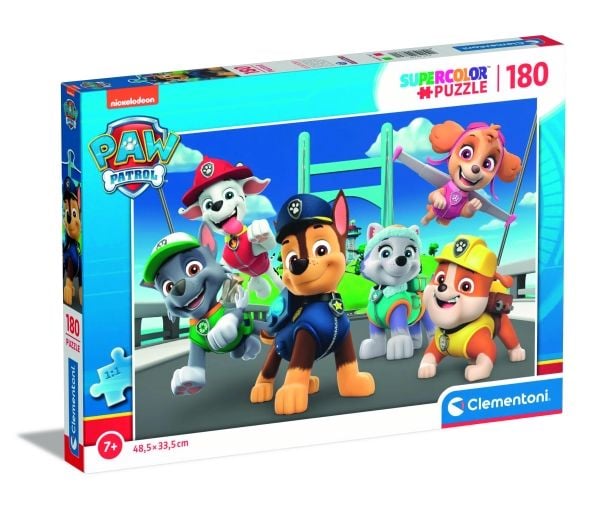 Clementoni Puslespil Paw Patrol, Super, 180 brikker