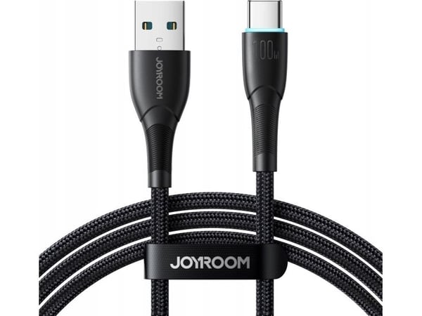 Joyroom USB-A - USB-C 1 m USB-kaapeli musta (JYR892) Joyroom USB-A - USB-C 1 m USB-kaapeli musta (JYR892)