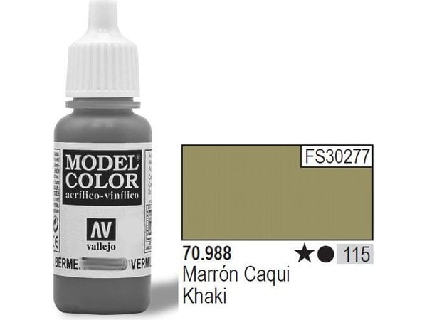 Vallejo Färg Nr115 Khaki Matt 17ml - 70988 |