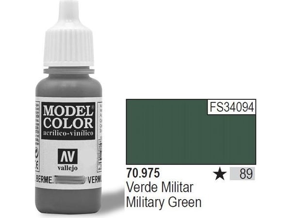 Vallejo 70.975, Grön, Akrylfärg, Vätska, 17 ml, 1 styck |