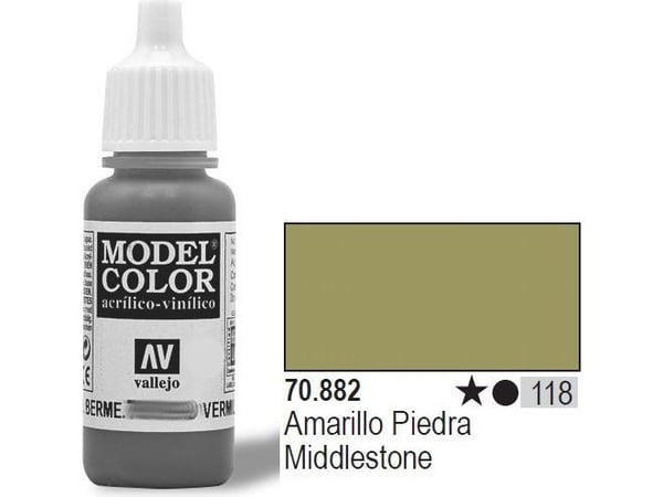 Vallejo 70.882, Keltainen, Akryylimaali, Nestemäinen, 17 ml, 1 kpl |