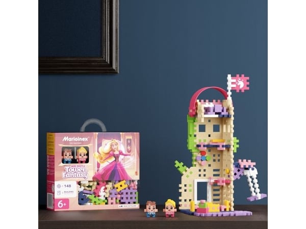 Marioinex Waffle Mini klosser – Prinsessen: Fantasytårnet