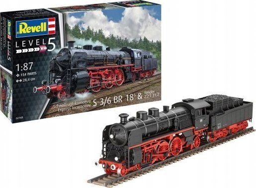 Revell 02168 S3/6 BR18 lokomotivbyggesett 1:87 (02168)