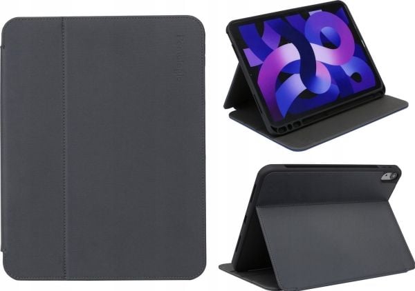Nettbrettdeksel Pomologic BookFolio til iPad Air 10,9" 4/5G antrasitt