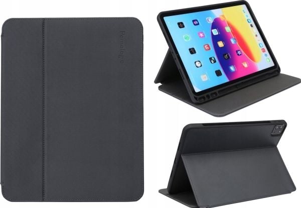 Etui til nettbrett Pomologic beskyttelsesdeksel BookFolio til iPad Pro 11" 1/2/3/4G antrasitt