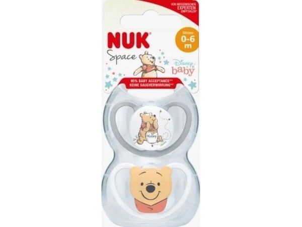 NUK NUK Smokk USP 2EL 0-6M SIL SPACE 10175249 1/6