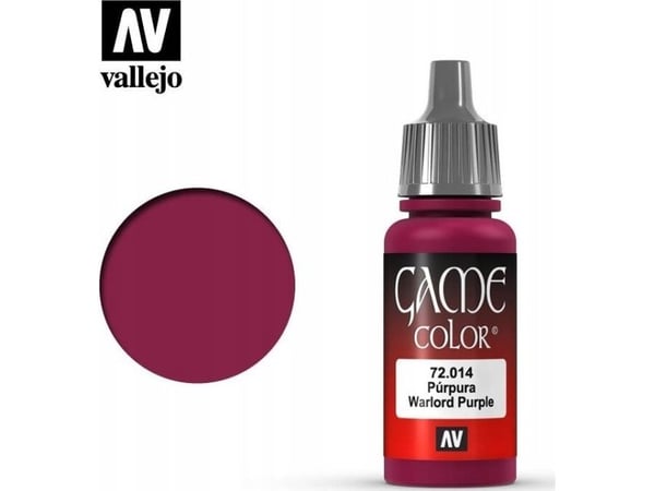 Vallejo 72.014, Purppura, Akryylimaali, 17 ml, 1 kpl
