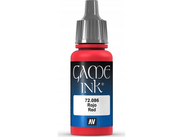 Vallejo 72.086, Röd, Akrylfärg, 17 ml, 1 styck