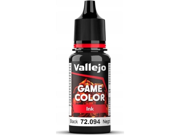 Vallejo 72.094, 17 ml, Musta, Pullo