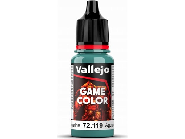 Vallejo 72.119, Akvamarin, Akrylfärg, Vätska, 18 ml, 1 styck