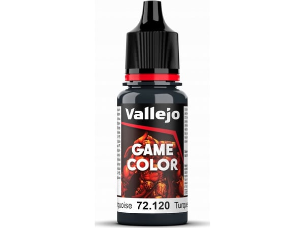 Vallejo 72.120, Turkos, Akrylfärg, Vätska, 18 ml, 1 styck
