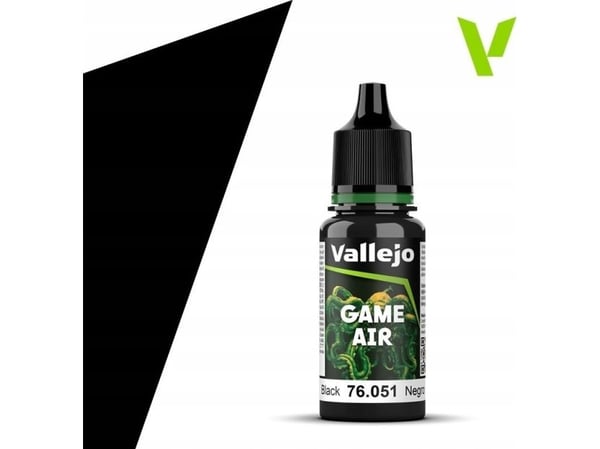 Vallejo Game Air - Black 76.051 (18 ml)