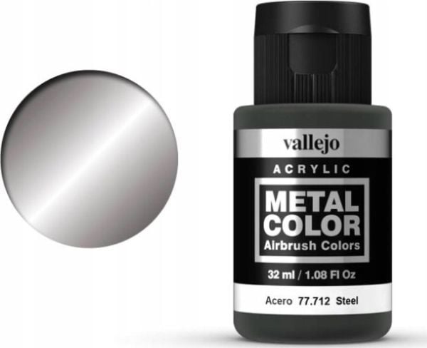 Vallejo 77.712 Metal Color Steel (32 ml)