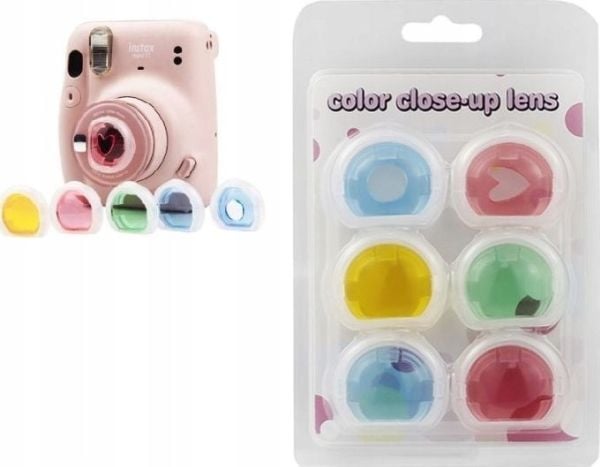 LoveInstant filtre, 6-i-1 effektfiltersett til Fuji Fujifilm Instax Mini 12