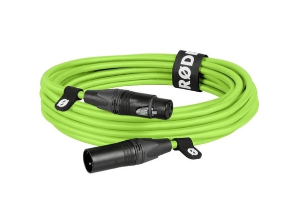 Rode Microphones Cable XLR6M-G grön (ljusgrön, 6 meter)