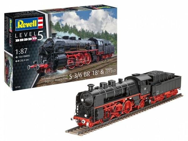 Revell 02168 S3/6 BR18 lokomotivbyggesett 1:87 (02168)