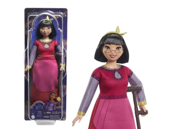 Mattel Disney Wish Dahlia of Rosas Fashion Doll, Motedukke, Jente, 3 år, Gutt/Jente, 323,9 mm, Flerfarget