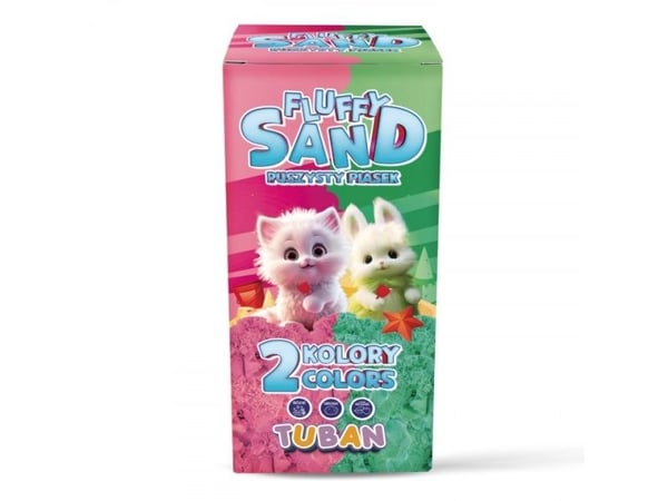 TUBAN fluffy sand – rosa og grønt sett