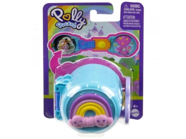 Polly Pocket compact minisats, blå