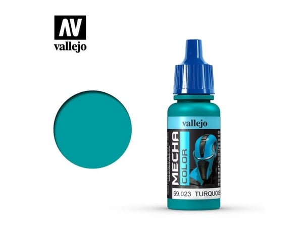 Vallejo 69.023, Turkis, Acryl maling, Væske, 17 ml, 1 stykker