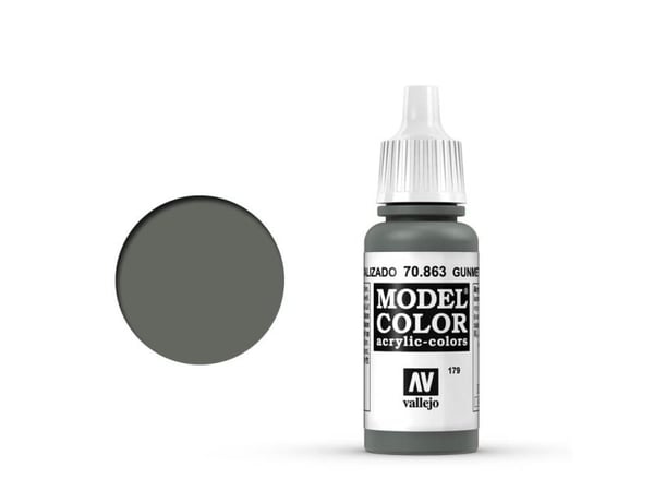 Vallejo 70.863, Harmaa, Akryylimaali, Nestemäinen, 17 ml, 1 kpl |