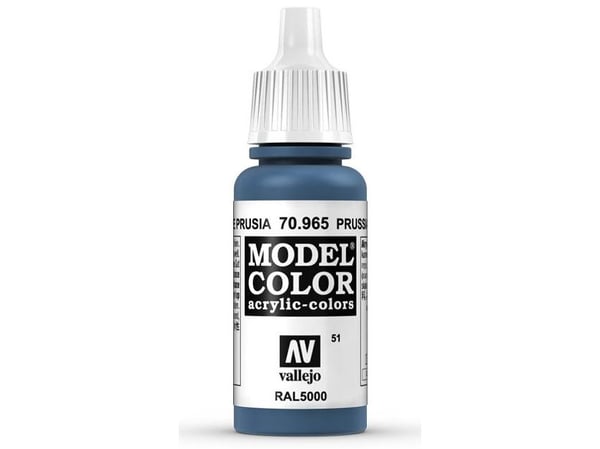Vallejo 70.965, 17 ml, Blå, Matte, Flaske Vallejo 70.965, 17 ml, Blå, Matte, Flaske