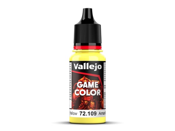Vallejo 72.109, Gul, Akrylfärg, Vätska, 18 ml, 1 styck