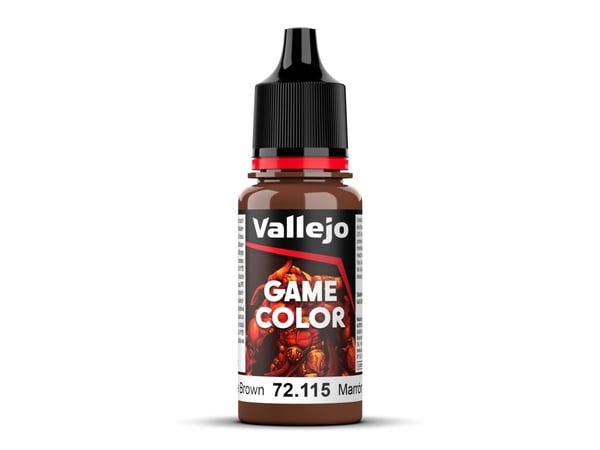 Vallejo 72.115, Brun, Acryl maling, Væske, 18 ml, 1 stykker