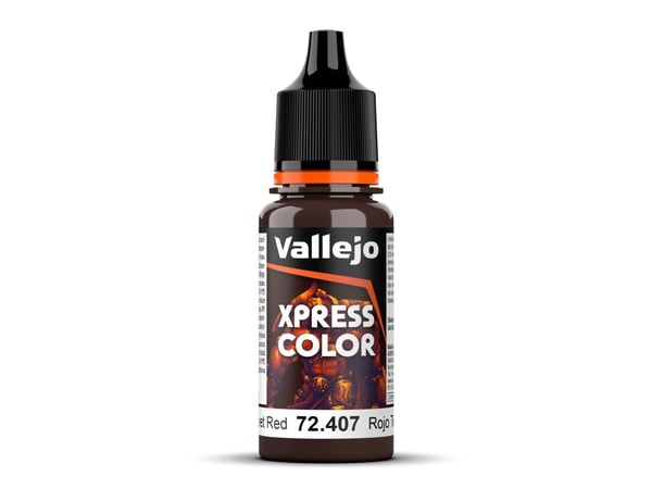 Vallejo 72.407, Rød, Acryl maling, Væske, 18 ml, 1 stykker Vallejo 72.407, Rød, Acryl maling, Væske, 18 ml, 1 stykker