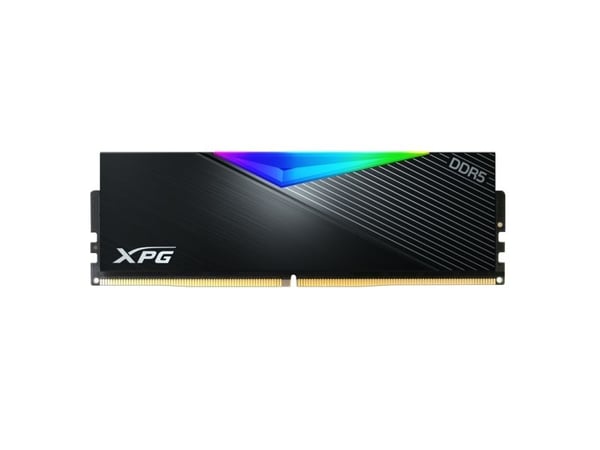 XPG LANCER RGB - DDR5 - modul - 16 GB - DIMM 288-pin - 6000 MHz / PC5-48000 - CL30 - 1.35 V - ikke-bufret - on-die ECC - svart