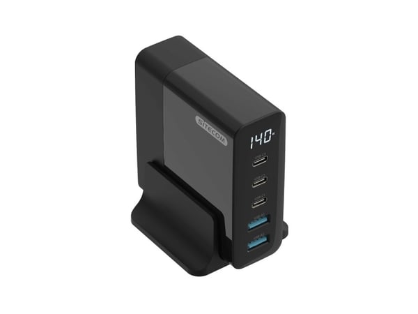 Sitecom CH-1004 Laturi mobiililaitteille Universal Musta AC Sisäverkkolaite (CH-1004)