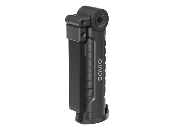 Savio FL-03, LED, 1 lampor, Svart, Batteri, 2 År