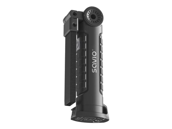 Savio FL-03, LED, 1 lampor, Svart, Batteri, 2 År