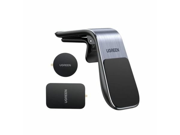 Ugreen - Bilholder for mobiltelefon - magnetic, air vent - sølv