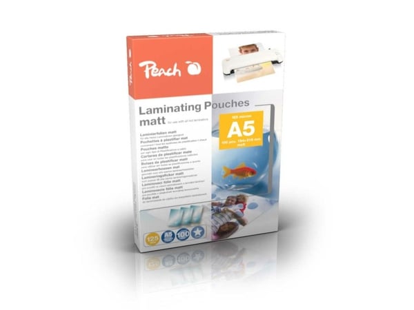 Peach S-PP525-30, Gjennomsiktig, Matt, A5, 0,125 mm, 154 mm, 216 mm