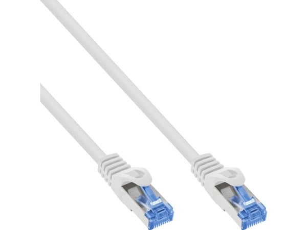 InLine 74822W, 0,25 m, Cat6a, S/FTP (S-STP), RJ-45, RJ-45, Hvit
