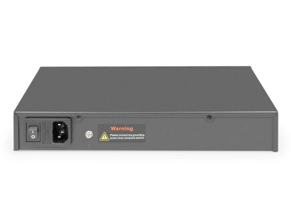 Digitus DN-95118, Fast Ethernet, Gigabit Ethernet, 10,100,1000 Mbit/s, IEEE 802.3af, IEEE 802.3at, IEEE 802.3bt, Harmaa, 100 m, 1 tuuletin(t)