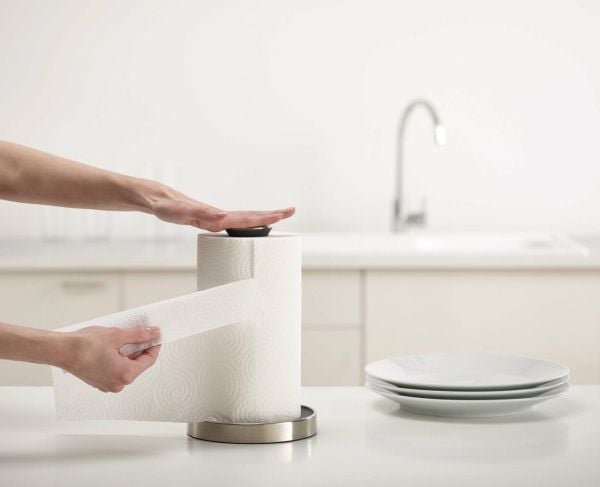 Joseph Joseph 85140, Tørkepapirholder for bordplate, Grå, Sølv, Rund, 1 stykker, 160 mm, 160 mm