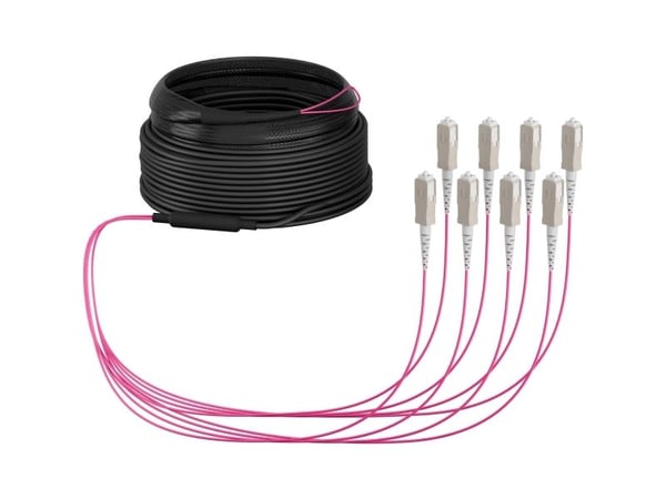 EFB Elektronik O8321S10OM4, 10 m, U-DQ(ZN) BH, OM4, 8x SC, 8x SC